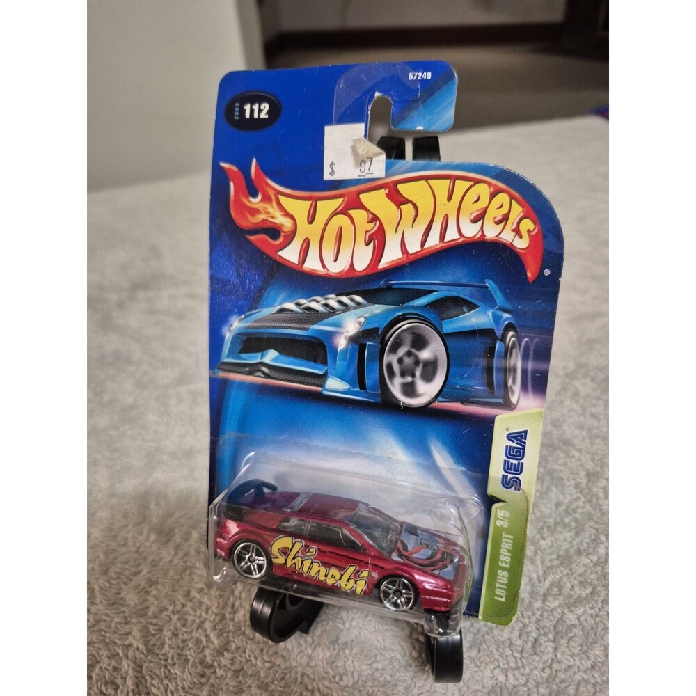 Hot Wheels 2003 Sega Red Lotus Esprit Shinobi Diecast Car #3/5 New #112